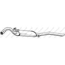 279-419 BOSAL Глушитель выхлопных газов конечный