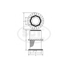 SB 3201 SCT Воздушный фильтр