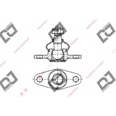 DB1204 DJ PARTS Несущий / направляющий шарнир
