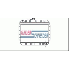 3601401 KUHLER SCHNEIDER Радиатор, охлаждение двигател