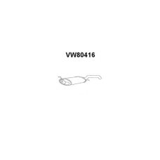VW80416 VENEPORTE Глушитель выхлопных газов конечный