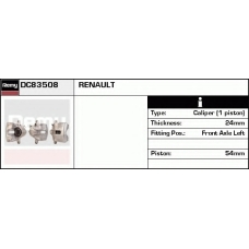 DC83508 DELCO REMY Тормозной суппорт