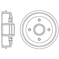 VBD629 MOTAQUIP Тормозной барабан