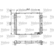 810969 VALEO Радиатор, охлаждение двигателя