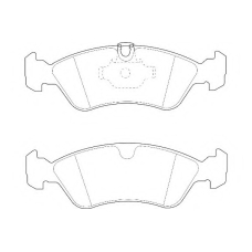 WBP21862A WAGNER LOCKHEED Комплект тормозных колодок, дисковый тормоз