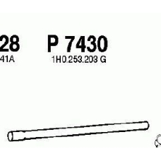 P7430 FENNO Труба выхлопного газа