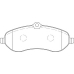 FD7316V NECTO Комплект тормозных колодок, дисковый тормоз