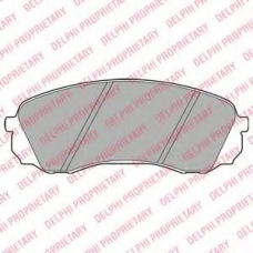 LP2094 DELPHI Комплект тормозных колодок, дисковый тормоз