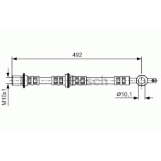 1 987 476 724 BOSCH Тормозной шланг