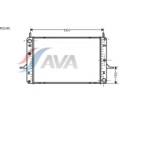 FD2145 AVA Радиатор, охлаждение двигателя