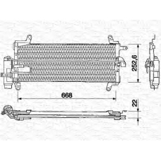 350203136000 MAGNETI MARELLI Конденсатор, кондиционер