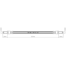 VBH374 MOTAQUIP Тормозной шланг