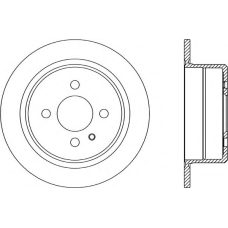 BDR1928.10 OPEN PARTS Тормозной диск