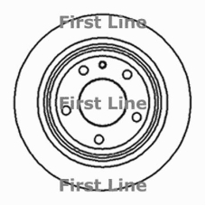 FBD146 FIRST LINE Тормозной диск