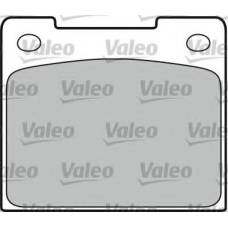 551609 VALEO Комплект тормозных колодок, дисковый тормоз