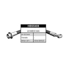 HBS5408 QUINTON HAZELL Тормозной шланг