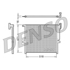 DCN05001 DENSO Конденсатор, кондиционер