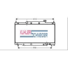 0100391 KUHLER SCHNEIDER Радиатор, охлаждение двигател