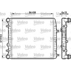 732863 VALEO Радиатор, охлаждение двигателя