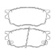 2424601<br />TEXTAR<br />Комплект тормозных колодок, дисковый тормоз
