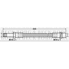 BBH7494 BORG & BECK Тормозной шланг