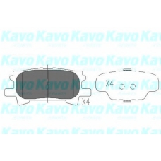 KBP-9078 KAVO PARTS Комплект тормозных колодок, дисковый тормоз