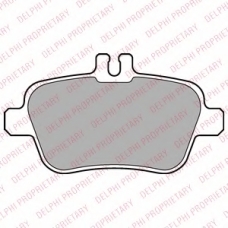 LP2289 DELPHI Комплект тормозных колодок, дисковый тормоз