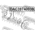 DAC39740039 FEBEST Подшипник ступицы колеса