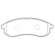 PL-3808 JNBK Колодки тормозные