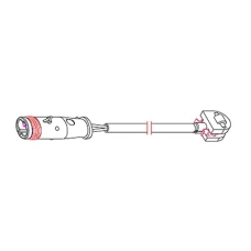 8266 CARRAB BRAKE PARTS Сигнализатор, износ тормозных колодок