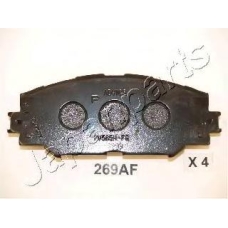 PA-269AF JAPANPARTS Комплект тормозных колодок, дисковый тормоз