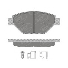 SP 428 PR SCT Комплект тормозных колодок, дисковый тормоз