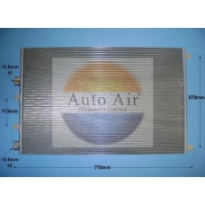 16-1100A AUTO AIR GLOUCESTER Конденсатор, кондиционер