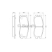 0 986 460 979 BOSCH Комплект тормозных колодок, дисковый тормоз