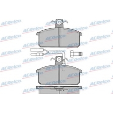 AC058097D AC Delco Комплект тормозных колодок, дисковый тормоз