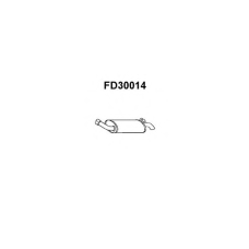 FD30014 VENEPORTE Глушитель выхлопных газов конечный