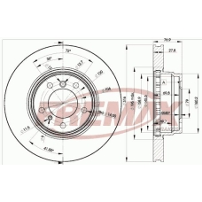 BD-2093 FREMAX Тормозной диск