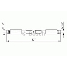 1 987 476 856 BOSCH Тормозной шланг
