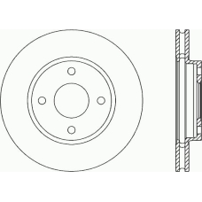 BDA1184.20 OPEN PARTS Тормозной диск