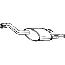 154-373 BOSAL Глушитель выхлопных газов конечный