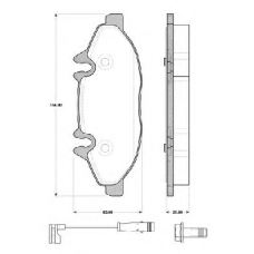 BLF3033 QUINTON HAZELL Комплект тормозных колодок, дисковый тормоз