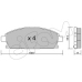 822-406-0 CIFAM Комплект тормозных колодок, дисковый тормоз