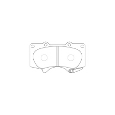 FP0976 FIT Комплект тормозных колодок, дисковый тормоз