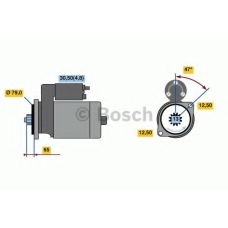 0 001 142 005 BOSCH Стартер