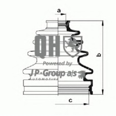 4843700519 Jp Group Комплект пылника, приводной вал