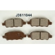 J3611044<br />NIPPARTS<br />Комплект тормозных колодок, дисковый тормоз