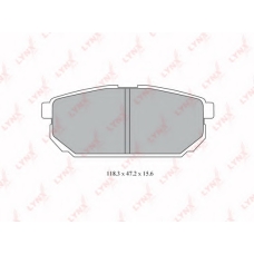 BD4413 LYNX Bd4413 тормозные колодки дисковые lynx
