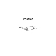 FD30182 VENEPORTE Глушитель выхлопных газов конечный