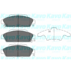 KBP-2025 KAVO PARTS Комплект тормозных колодок, дисковый тормоз