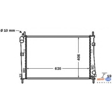 8MK 376 705-551 HELLA Радиатор, охлаждение двигателя
